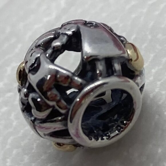 Two Toned Family Forever Pandora Charm in Sterling Silver with 14K Gold Hearts - Picture 7 of 10